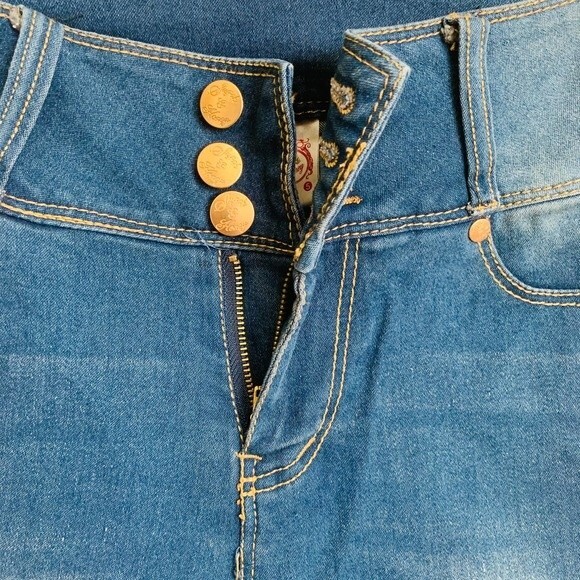 Sugah & Honey  jeans blue wash denim sweetheart fit jeans size 5 - Picture 3 of 9